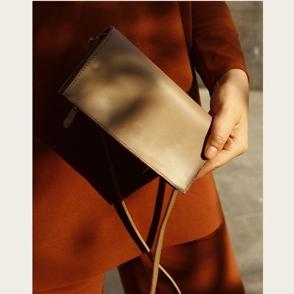 Bonenfant  Atelier Handbags - Bonenfant Atelier Hand Made Leather Ester Wallet Phone Shoulder Bag